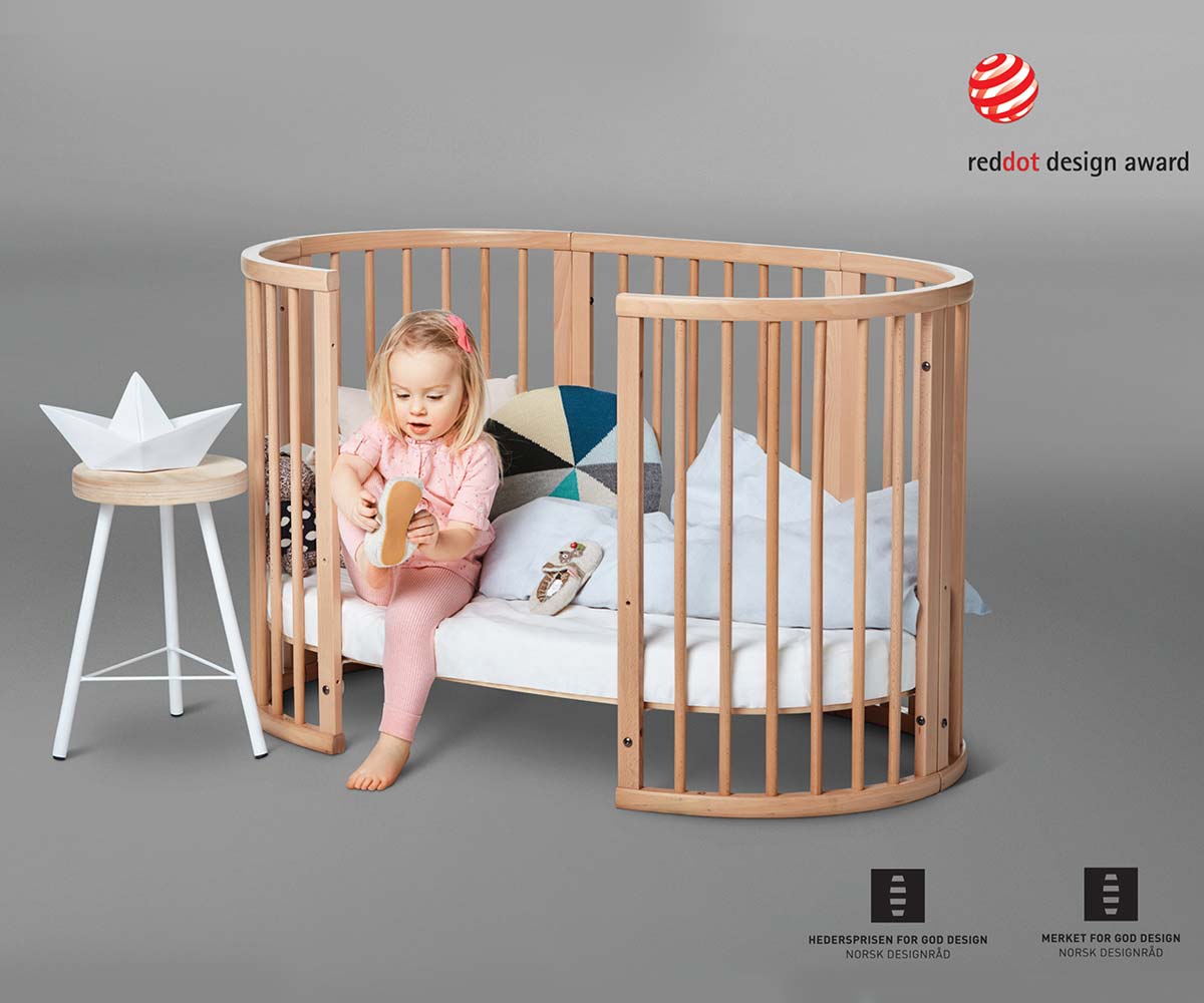 SLEEPI Stokke Multifunctional bed by Grønlund Design